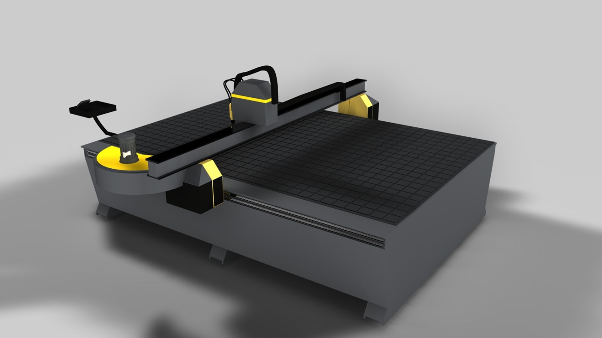 Cnc Machine 3d Model