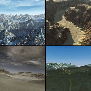 terrains 02 landscape 3D