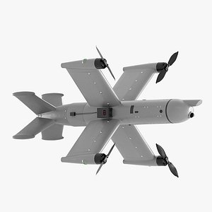 Octopus 100 Military Interceptor Drone UAV 3D model