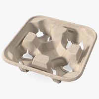 Cardboard Four Cup Holder