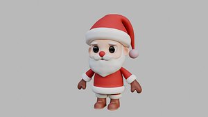 Cute Santa 3D model