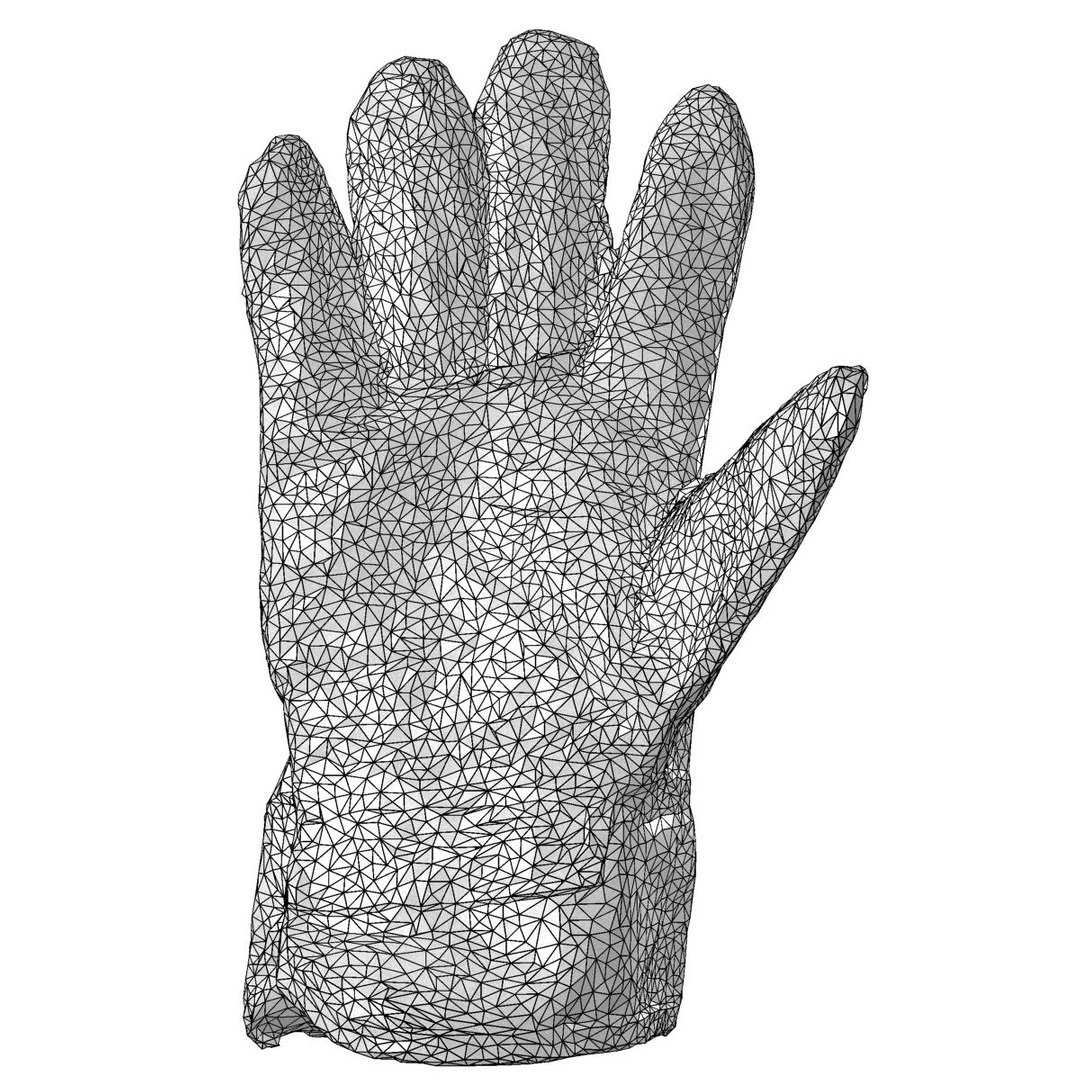 3d Protective Glove Model