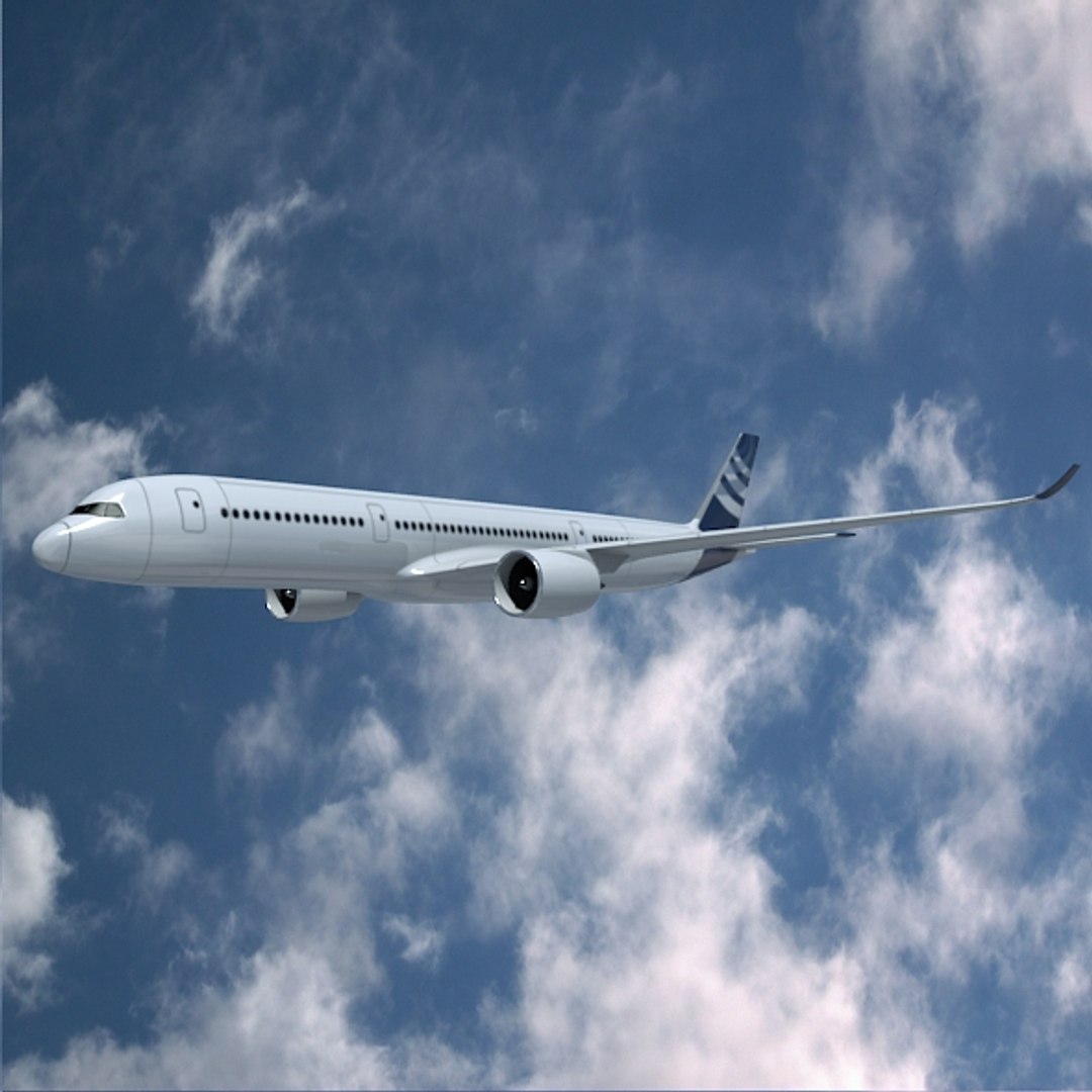 3d Aircraft Airbus Commercial