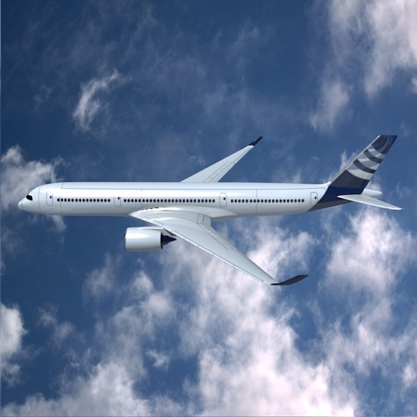 3d aircraft airbus commercial