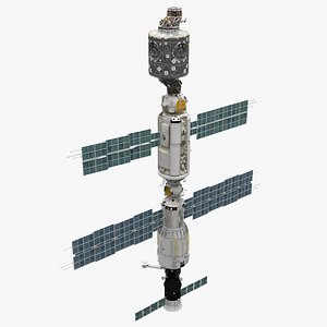 3d international space station iss