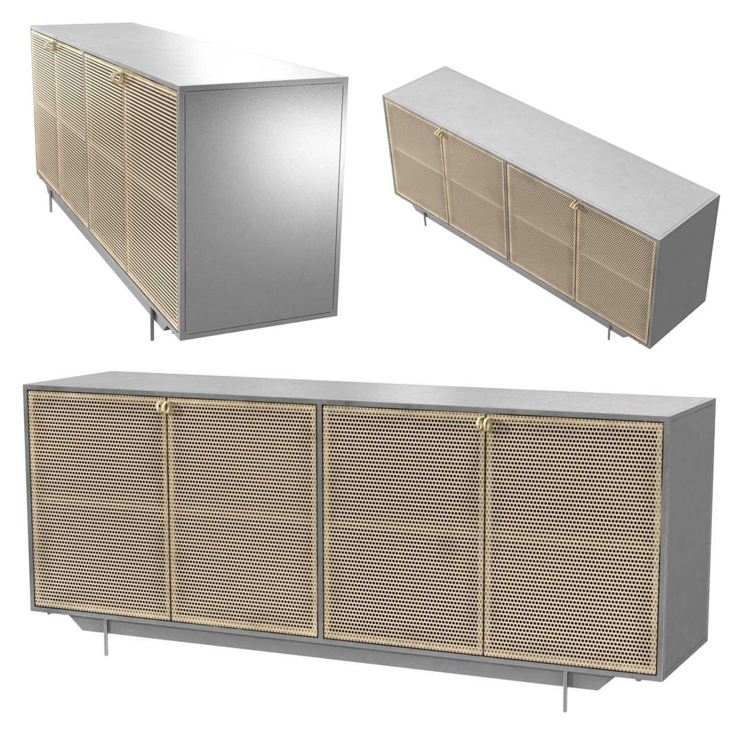 3D cabinet living room hendrick model - TurboSquid 1530754