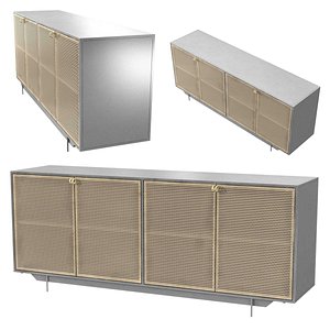 3D cabinet living room hendrick model