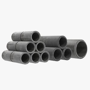 Concrete Drainage Pipes Set