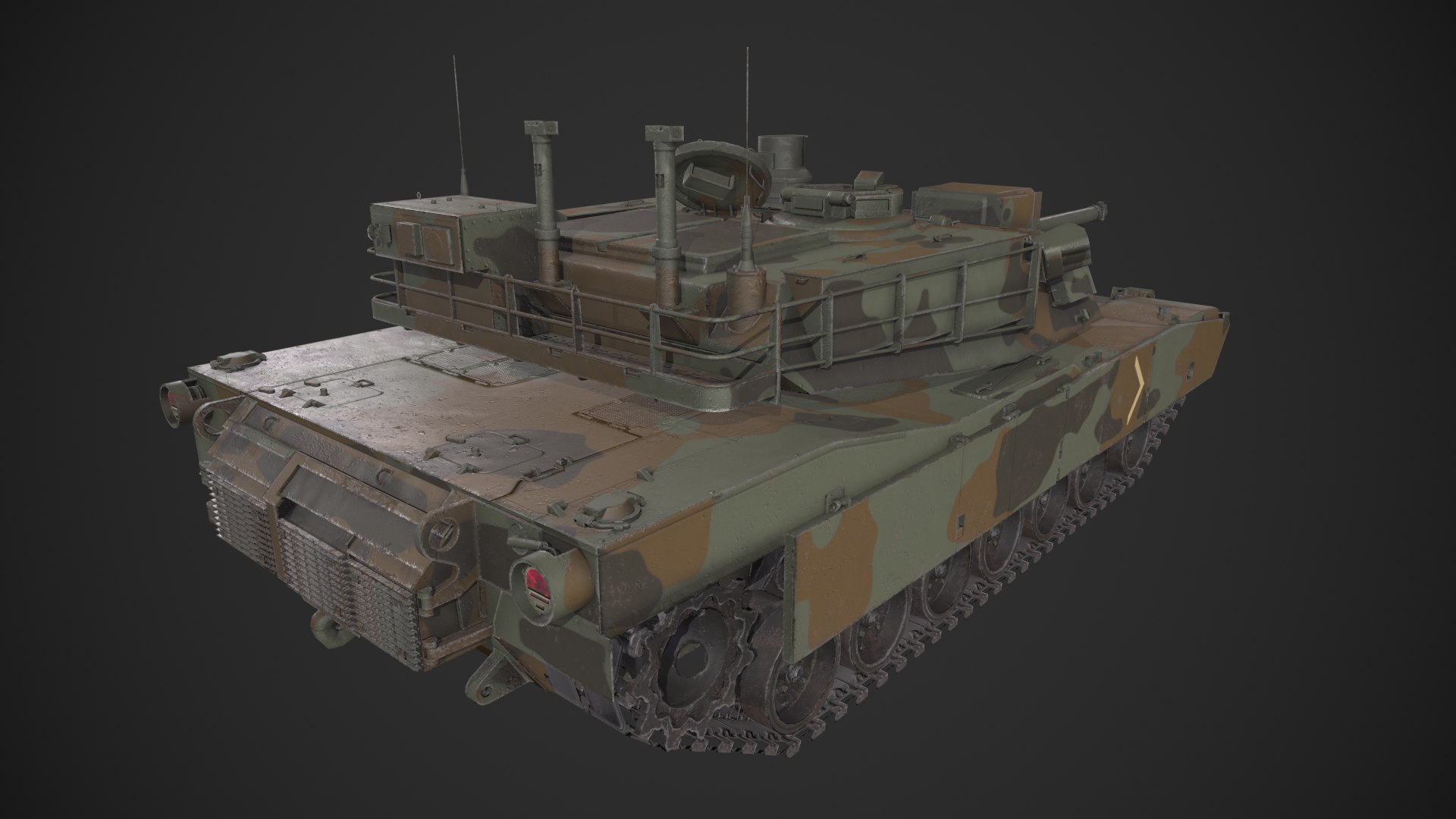 M1A2 Abrams Tank Model - TurboSquid 2111240
