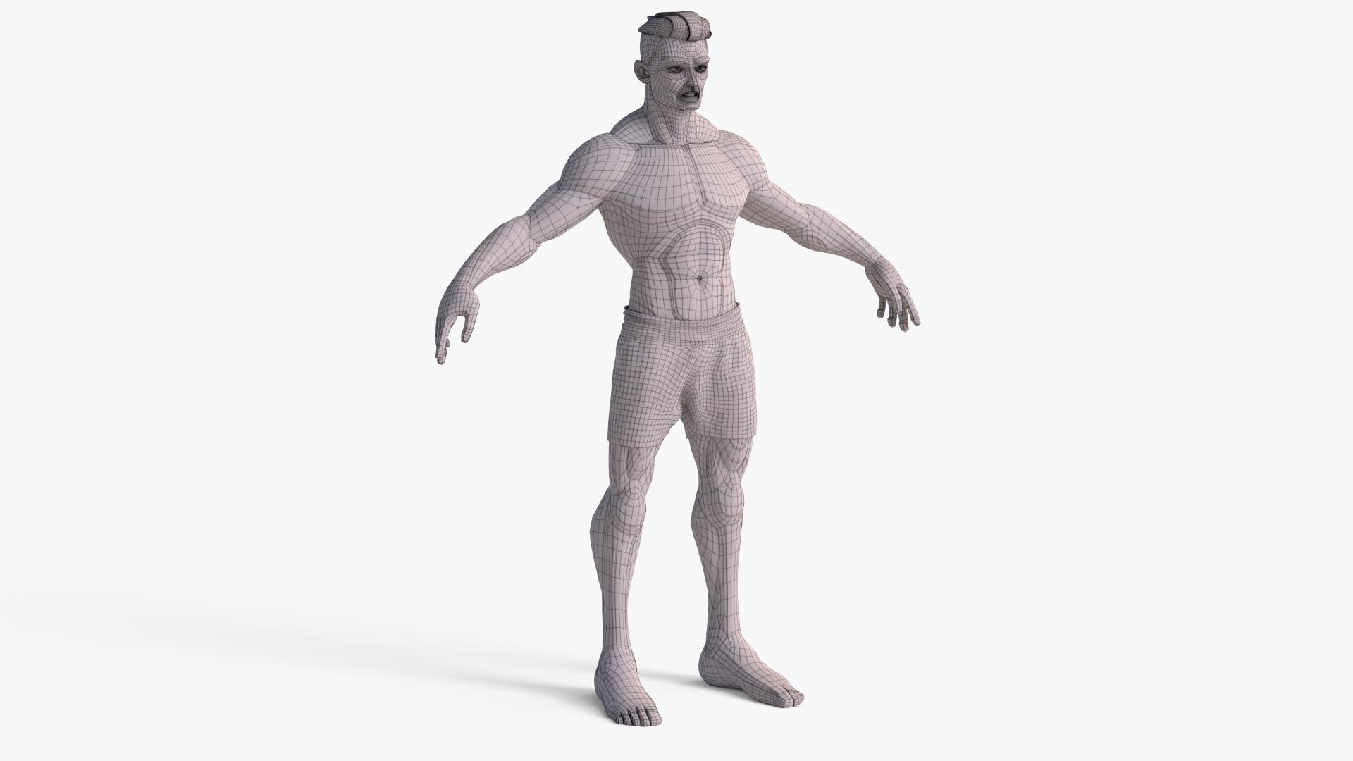 3D Stylized Human Male Muscular - TurboSquid 1959384