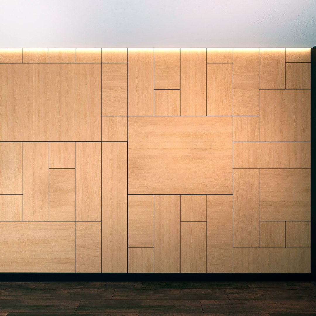3D Model Wall Panel Set 12 - TurboSquid 1377290