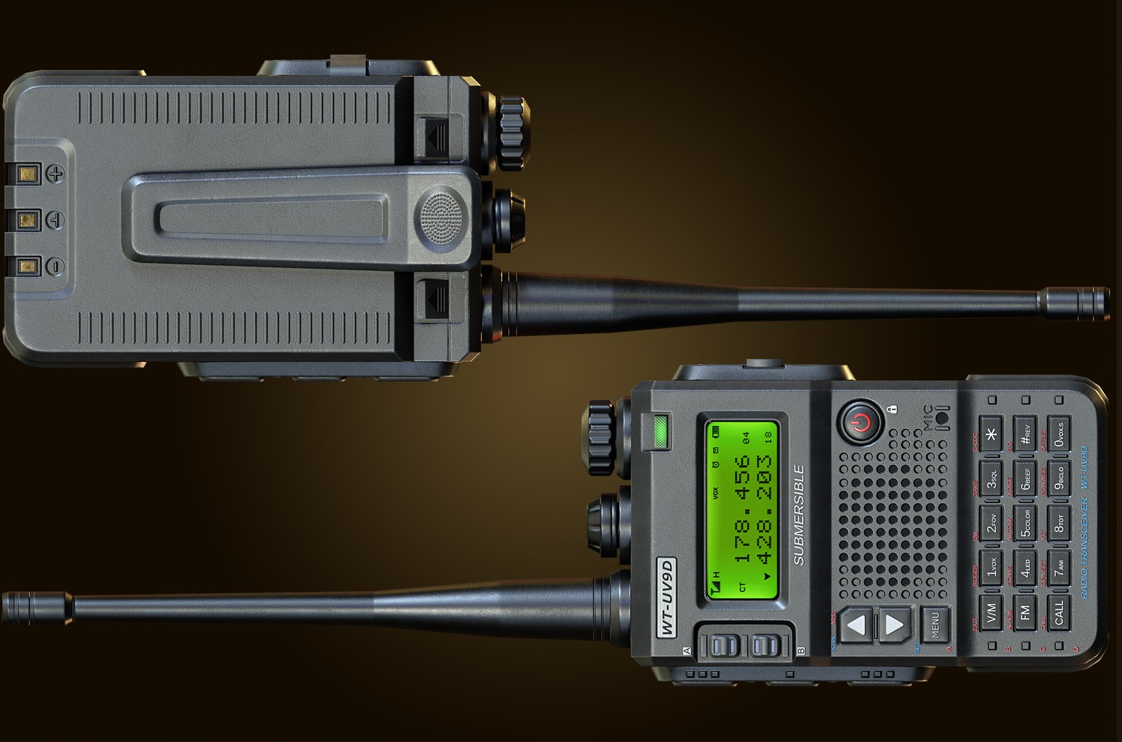 3D Walkie Talkie https://p.turbosquid.com/ts-thumb/5x/R7pVEP/Ix/cycles9/jpg/1642953925/1920x1080/fit_q87/5b1df9ae23fb03b7809795cde19b3f08ed608d9f/cycles9.jpg