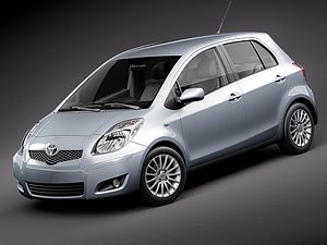 2 yaris 3d model