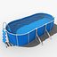 3d model garden swimming pool
