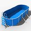 3d model garden swimming pool