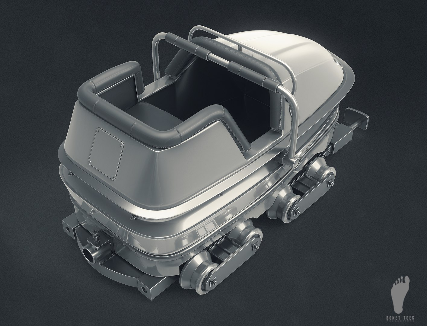 Roller Coaster Cart Train 3D Model - TurboSquid 1373204