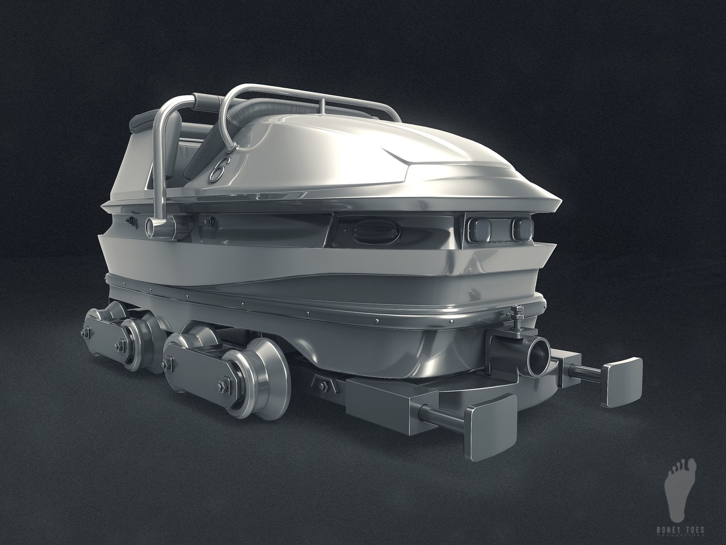 Roller Coaster Cart Train 3D Model - TurboSquid 1373204