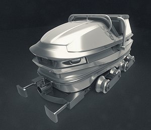 roller coaster cart train 3D model