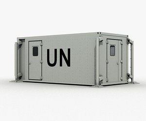 mobile hospital 3d model