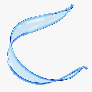 3D Elegant Curved Splash 04