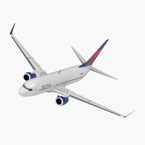 보잉 737-800 내부 델타 항공 라인 장착 3D 모델 - Turbosquid 1179675