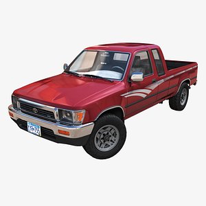 3D model Toyota Hilux SR5 pickup