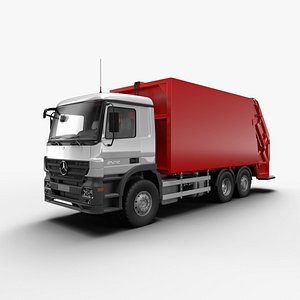 Mercedes-Benz Actros 2532 Garbage truck 3D