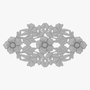 3D model Cartouche Ornament 011