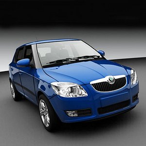 3d model skoda fabia