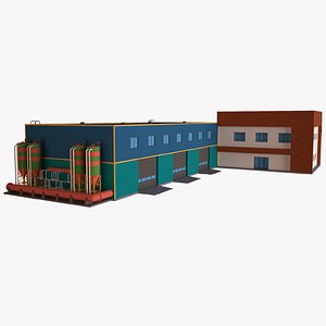 3D industrial building