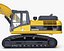 3d model hydraulic excavator names