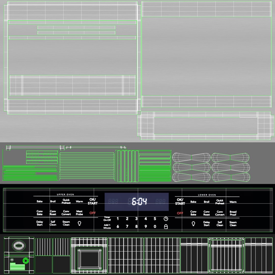3D Built In Oven 01 Model - TurboSquid 1993324