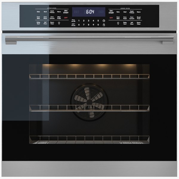 3D Built In Oven 01 model