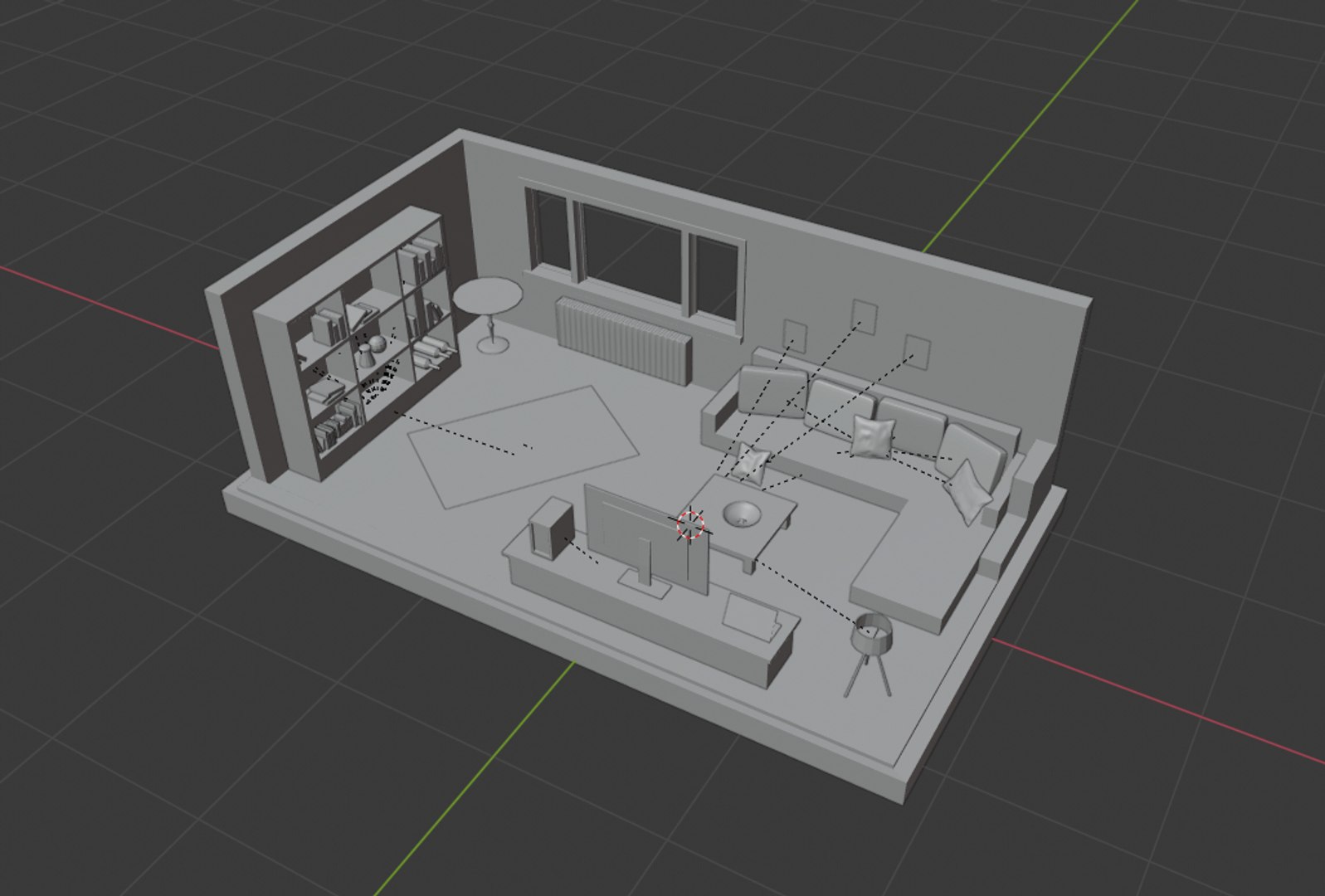 Free Room Interior Model - TurboSquid 1588574
