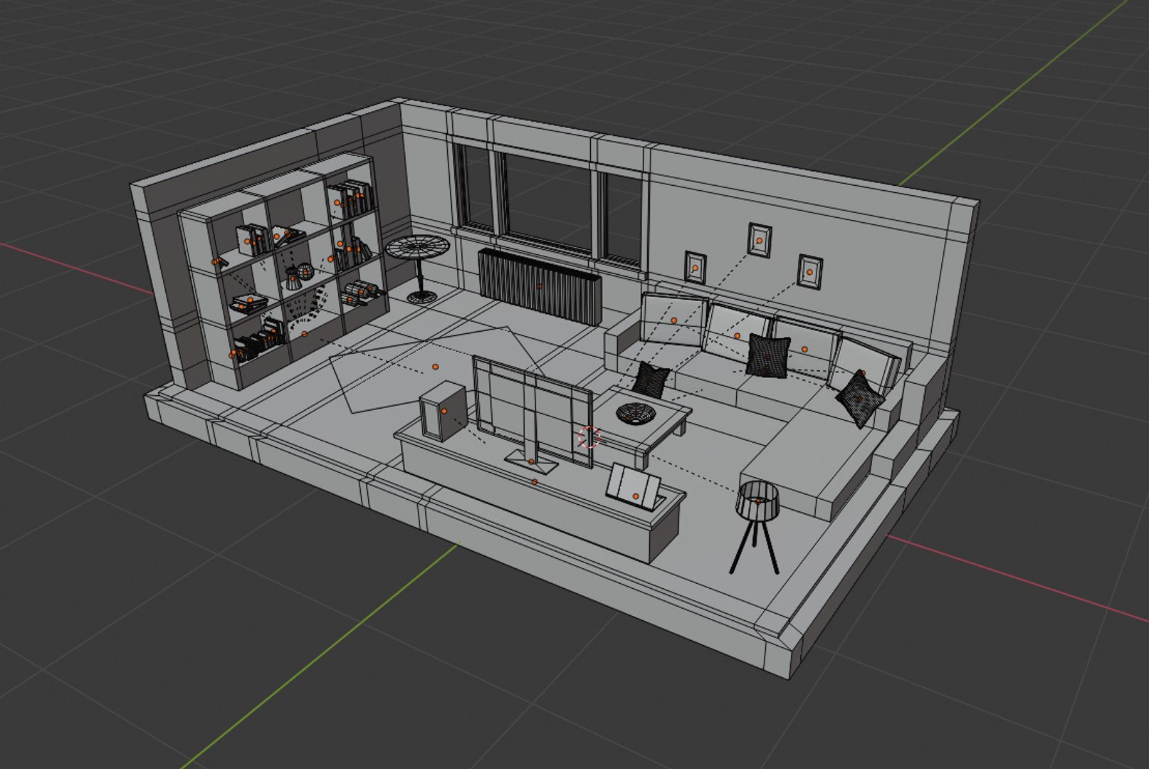 Free Room Interior Model - TurboSquid 1588574