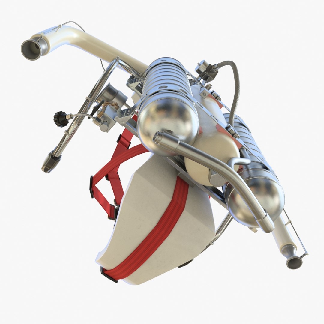 Jetpack Jet Pack 01 3d Model