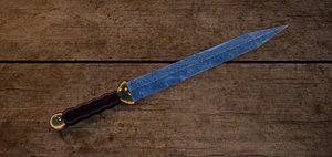 3D fantasy medieval short sword model