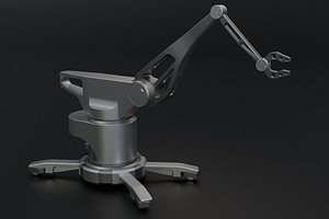Robotic claw arm Industrial design model