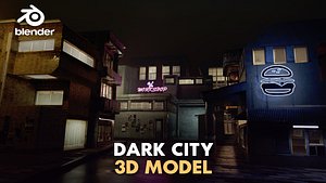 3D city dark