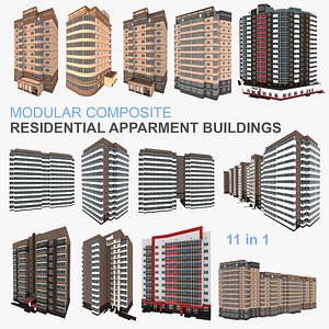 3D residential buildings
