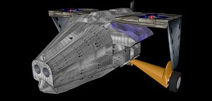 3D model drone coptero