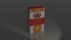 3D box cornflakes