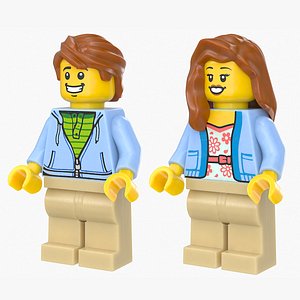 Lego Minifig Male and Female 2 Collection