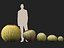 Echinocactus grusonii - Cactus Golden Barrell - HighPoly e LowPoly inclusi