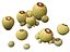 Echinocactus grusonii - Cactus Golden Barrell - HighPoly e LowPoly inclusi