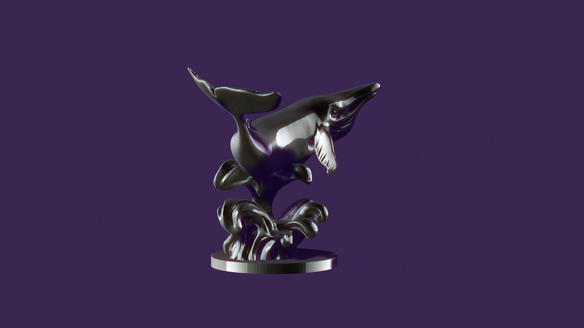 Whale On The Wave Toy 3D Model - TurboSquid 2064721