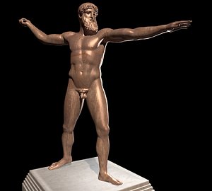Poseidon Artemision 3D model