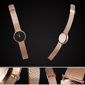 Wrist watch realistic detailed PBR