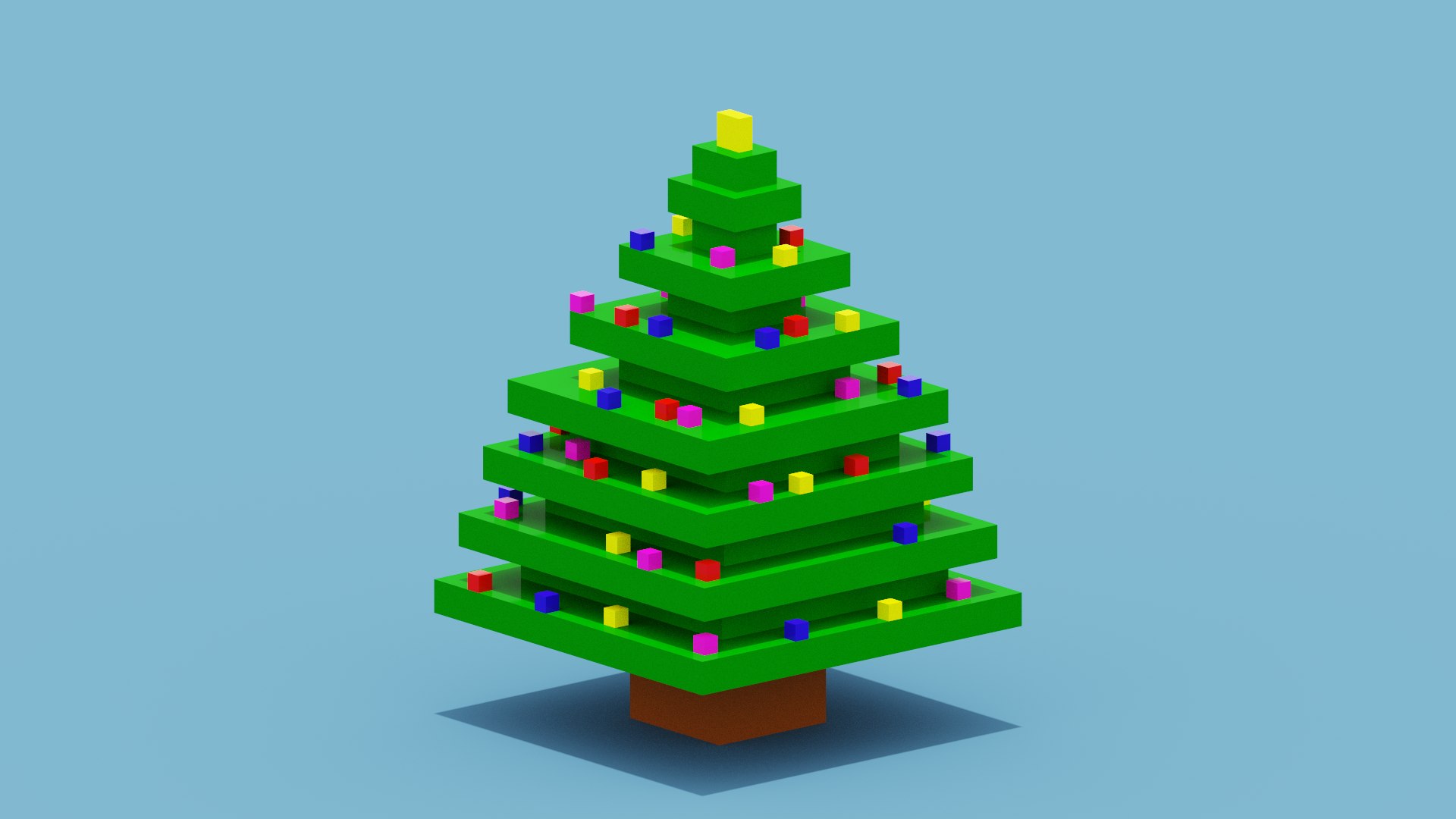 Voxel Christmas Tree 3D https://p.turbosquid.com/ts-thumb/5y/D9723U/D4/spin202212170246390003/png/1671273826/1920x1080/fit_q87/23d742ad2e454343027adaed2004aed96acaee9c/spin202212170246390003.jpg