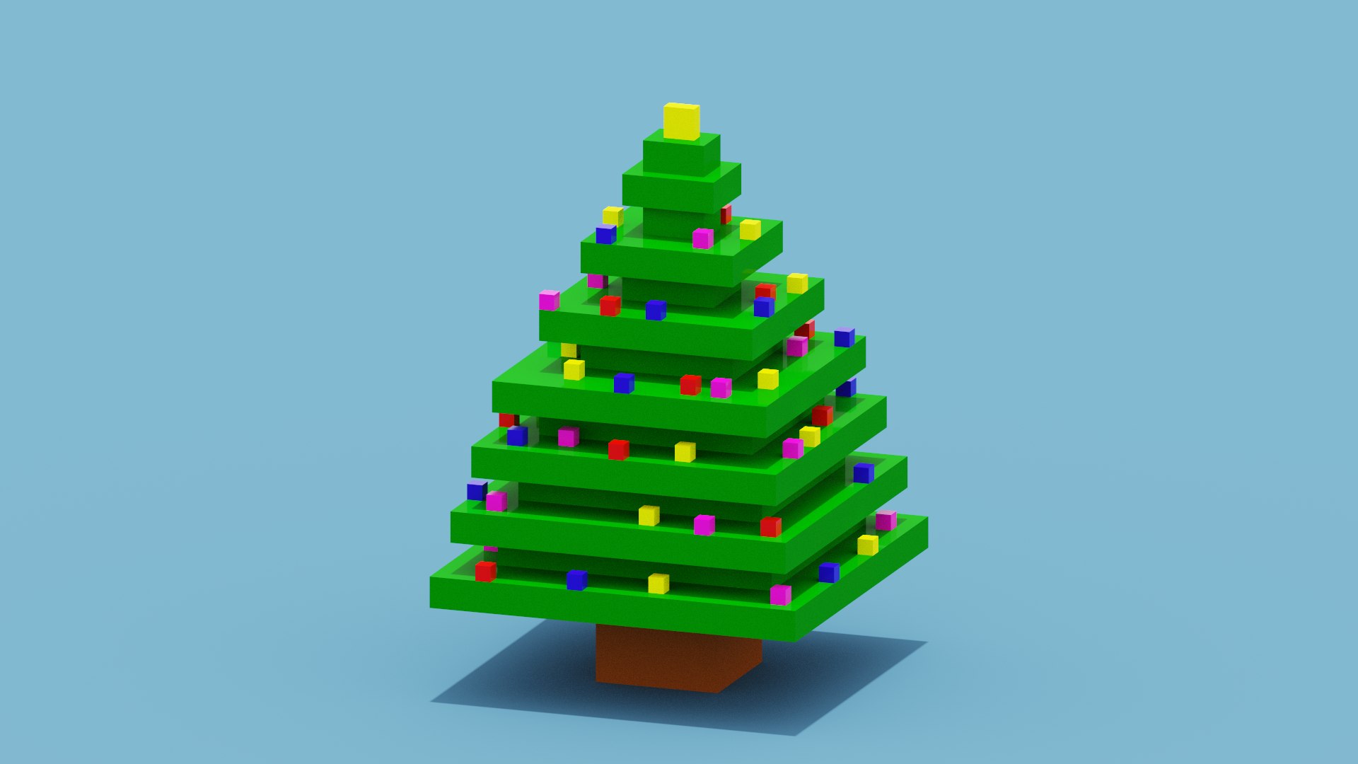Voxel Christmas Tree 3D https://p.turbosquid.com/ts-thumb/5y/D9723U/kh/spin202212170246390002/png/1671273800/1920x1080/fit_q87/7d79f7e313d1e83f791abad15fc907afbecc6633/spin202212170246390002.jpg
